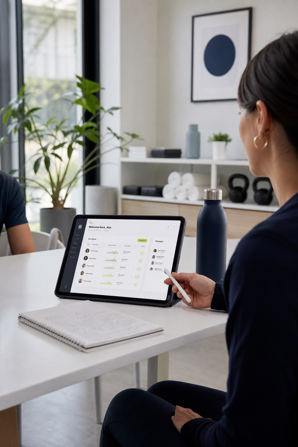 Healthcare professional or wellness partner environment
